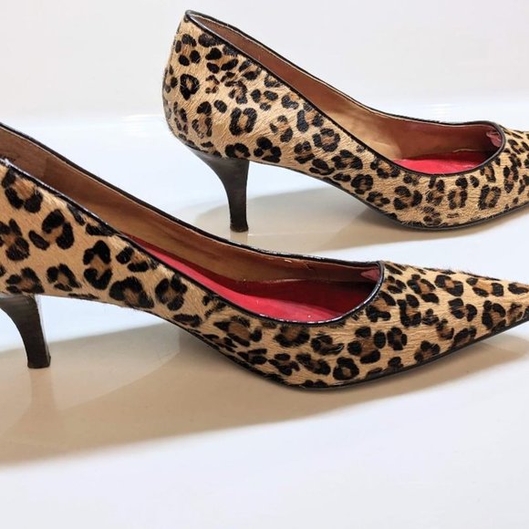 🐆Bandolino Leopard Calf Hair Pump- Size 7M. A classic shoe. - Picture 1 of 14